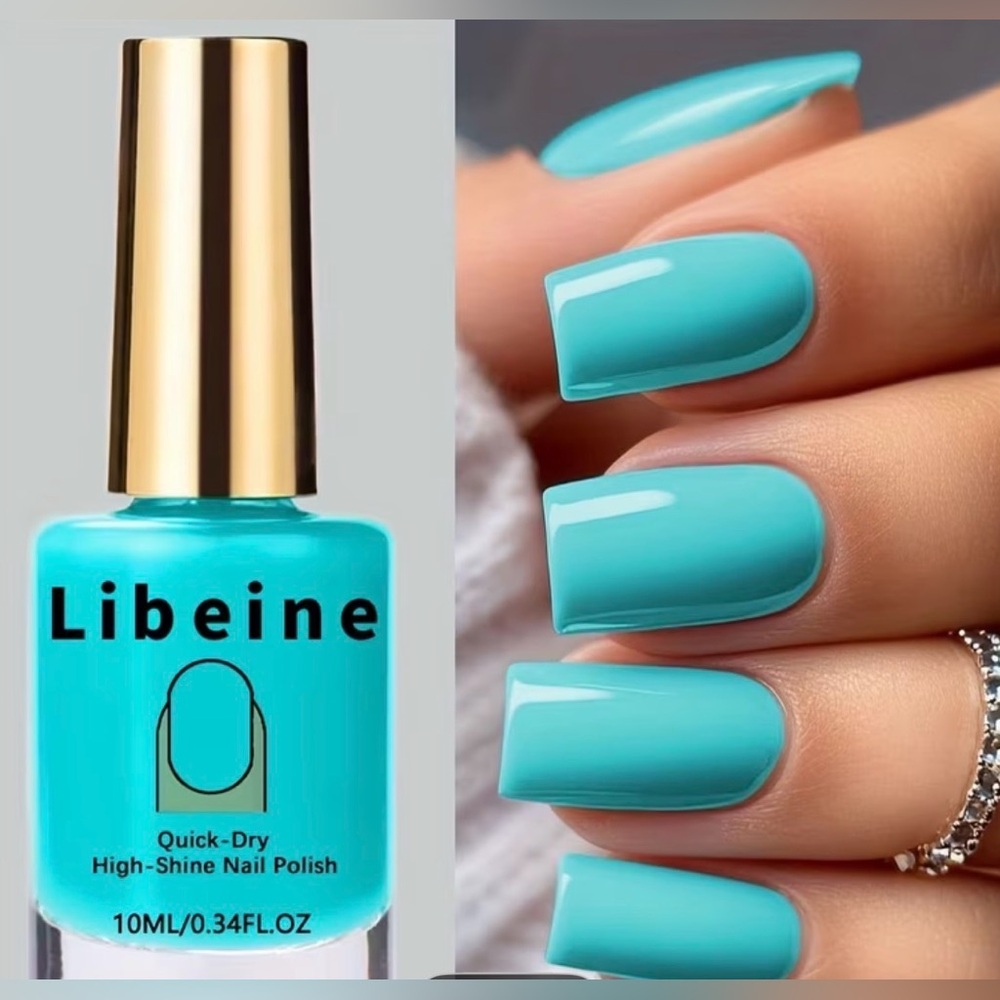 New Love The Color Aqua blue Quick drying nail polish
